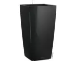 Hornbach Pflanzvase Lechuza Cubico 40 Komplettset H 75 cm schwarz inkl. Erdbewässerungsystem Pflanzeinsatz Substrat Wasserstandsanzeiger
