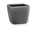 Hornbach Pflanzkübel Lechuza Quadro LS 50 Komplettset H 47 cm anthrazit