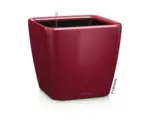 Hornbach Pflanzkübel Lechuza Quadro LS 50 Komplettset H 47 cm rot
