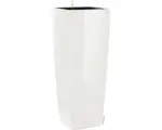 Hornbach Pflanzvase Lechuza Cubico Alto 40 Komplettset H 105 cm weiß