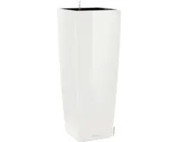 Pflanzvase Lechuza Cubico Alto 40 Komplettset H 105 cm weiß