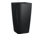 Hornbach Pflanzvase Lechuza Cubico 22 Komplettset H 41 cm schwarz