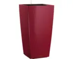 Hornbach Pflanzvase Lechuza Cubico 22 Komplettset H 41 cm rot