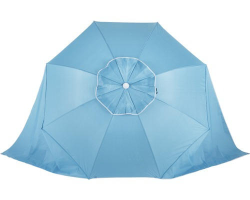 Sonnenschirm Marktschirm Garden Place mit Seitenwänden Ø 200 cm Polyester blau