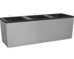 Hornbach Blumenkasten Lechuza Trio Stone 30 steingrau