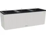 Hornbach Blumenkasten Lechuza Trio Cottage 30 lichtgrau inkl. Erdbewässerungssystem und Wasserstandsanzeiger
