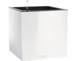 Hornbach Pflanzkübel Lechuza Canto Premium 40 x 40 x 40,5 cm weiß