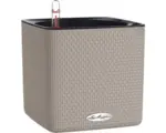 Hornbach Blumentopf Lechuza Cube Color 16x16 sandbraun
