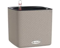 Blumentopf Lechuza Cube Color 16x16 sandbraun