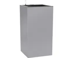 Pflanzsäule Lechuza Canto Stone 40 LED high Kunststoff 40 x 40 x 76 cm steingrau
