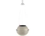 Hornbach Blumenampel Lechuza Bola Color 23 Kunststoff 23 x 23 x 18 cm sandbraun inkl. Erdbewässerungssystem, Pflanzeinsatz und Substrat