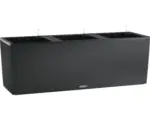 Hornbach Pflanzkübel Lechuza Trio Stone 40 Kunststoff 129,5 x 42 x 44 cm graphitschwarz inkl. Erdbewässerungssystem, Pflanzeinsatz und Substrat