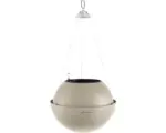 Hornbach Blumenampel Lechuza Bola Color 32 Kunststoff 32 x 32 x 25 cm sandbraun inkl. Erdbewässerungssystem, Pflanzeinsatz und Substrat