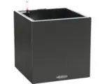 Hornbach Pflanzkübel Lechuza Canto Stone 40 LED low Kunststoff 40 x 40 x 40 cm graphitschwarz