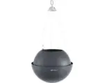 Hornbach Blumenampel Lechuza Bola Color 32 Kunststoff 32 x 32 x 25 cm schiefergrau inkl. Erdbewässerungssystem, Pflanzeinsatz und Substrat