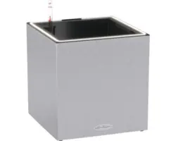 Pflanzkübel Lechuza Canto Stone 30 LED low Kunststoff 30 x 30 x 30 cm steingrau