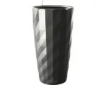 Hornbach Pflanzkübel Lechuza Diamante Premium Kunststoff 41 x 41 x 77 cm anthrazit inkl. Erdbewässerungsystem, Pflanzeinsatz und Wasserstandsanzeiger