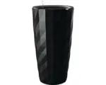 Hornbach Pflanzkübel Lechuza Diamante Premium Kunststoff 41 x 41 x 77 cm schwarz hochglanz inkl. Erdbewässerungsystem, Pflanzeinsatz und Wasserstandsanzeiger