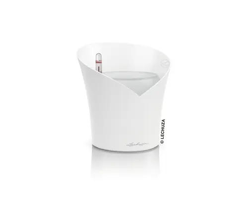 Pflanztopf Lechuza Orchidea Kunststoff 18x18x20 cm weiß inkl. Erdbewässerungsystem und Pflanzeinsatz