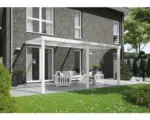 Hornbach Terrassenüberdachung SKAN HOLZ Garda 434x257 cm weiß