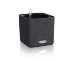 Hornbach Blumentopf Lechuza Cube Color Kunststoff 14x14x14 cm schiefergrau inkl. Erdbewässerungssystem und Wasserstandsanzeiger