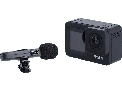 Rollei D6Pro Action Cam, 5K30p Video, 48 MP Foto, Sechs-Achsen-Gyroskop, 2 Display, Sony-Sensor, Wi-Fi, Schwarz