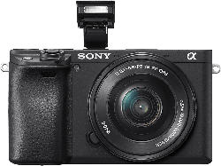Sony Alpha 6400 Systemkamera mit Objektiv AF E 16-50mm 3.5-5.6 OSS PZ E-Mount; Systemkamera Set