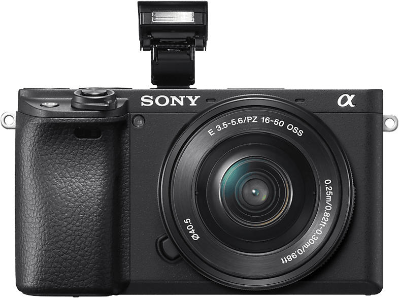 Sony Alpha 6400 Systemkamera mit Objektiv AF E 16-50mm 3.5-5.6 OSS PZ E-Mount; Systemkamera Set