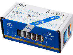 ISY IBA-1050 AAA Batterie, 1.5 Volt 50 Stück