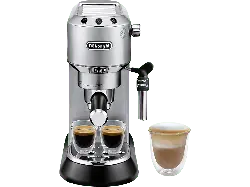 De'Longhi EC685.M Dedica Style Espressomaschine (Silber, 1350 Watt, 15 bar)