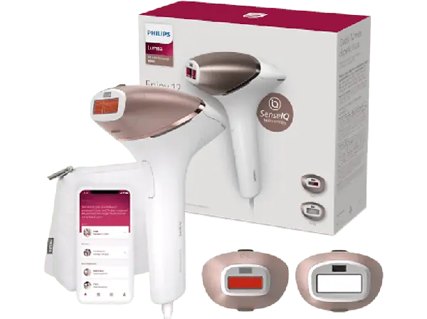 Philips BRI945/00 Lumea Prestige IPL-Haarentfernungsgerät (Weiß, mit 2 Aufätze, Netzbetrieb)