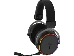 ISY Gaming Headset IGH-3000 Ultralight RGB, Over-Ear, Kabelgebunden, USB-C/3.5mm, Schwarz