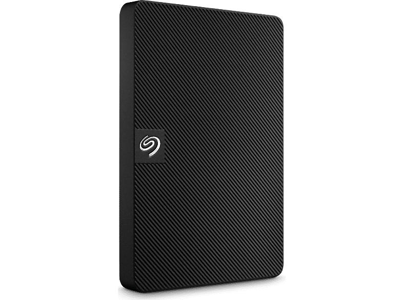 Seagate 1TB Festplatte Expansion Portable mit Sicherungssoftware, USB 3.0, 2.5 Zoll, Extern, Schwarz; Portable Festplatte