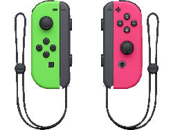 Nintendo Switch Joy-Con Controller 2er-Set Neongrün/Neonrosa