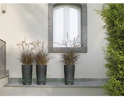 Pflanztopf Lechuza Cilindro Cottage Ø23cm, granit