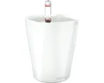 Hornbach Blumentopf Lechuza Deltini Mini Kunststoff Ø 10 H 13 cm weiß inkl. Erdbewässerungssystem und Wasserstandsanzeiger