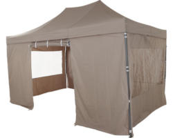 Allrounder Pavillon Siena Garden 3x4,5 m taupe