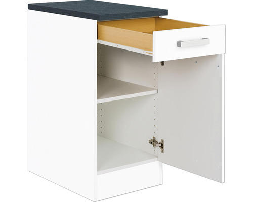 Unterschrank Optifit Salo U406-7+ weiß 40x84,80x60 cm mit Drehtür