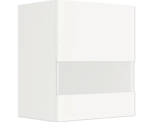 Glashängeschrank Optifit Luca weiß matt 50x57,60x34,60 cm mit Drehtür
