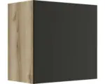 Hornbach Hängeschrank Optifit Noah anthrazit/Wildeiche matt 60x57,60x34,60 cm mit Drehtür