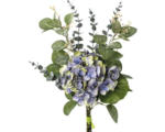 Hornbach Kunstpflanze Hortensien Bouquet Ø 19 cm Höhe: 56 cm lila