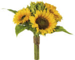 Hornbach Kunstpflanze Sonnenblumen Bouquet Ø 24 H 35 cm gelb