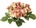 Hornbach Kunstpflanze Rosen Bouquet Ø 18 H 29 cm rosa