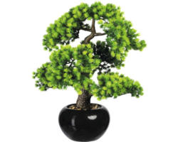 Kunstpflanze Bonsai Lärche Höhe: 48 cm grün