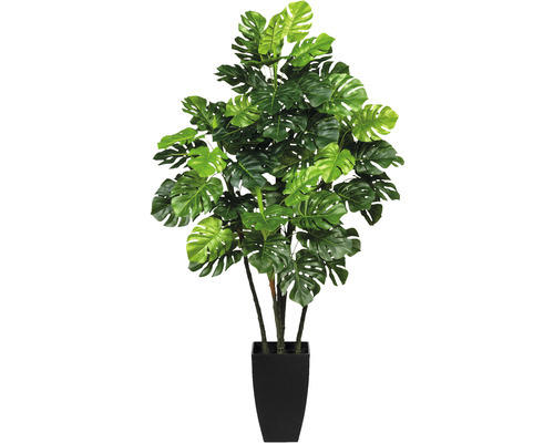 Kunstpflanze Splitphilodendron Höhe: 105 cm grün