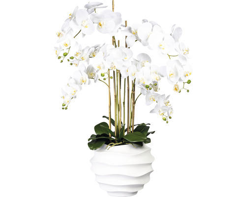 Kunstpflanze Phalaenopsis Höhe: 95 cm weiß