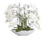 Hornbach Kunstpflanze Phalaenopsis Höhe: 70 cm weiß