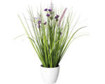 Hornbach Kunstpflanze Blüten Gras Mix Höhe: 41 cm lila