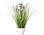 Hornbach Kunstpflanze Blüten Gras Mix Höhe: 41 cm lila