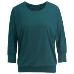 Ernsting's family Damen Yoga-Shirt mit 3/4-Arm (Nur online) - bis 25.04.2024